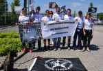 De actiegroep binnen Stichting konijnen in Nood na de actie op 11 juni 2015